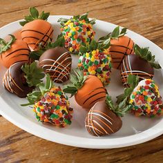Fall Themed Chocolate Covered Strawberries