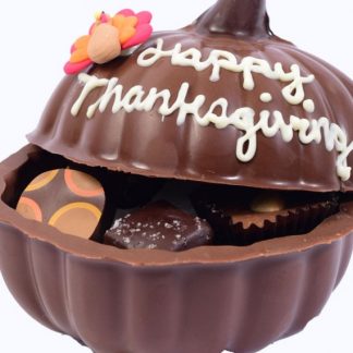 Happy Thanksgiving Chocolate Pumpkin